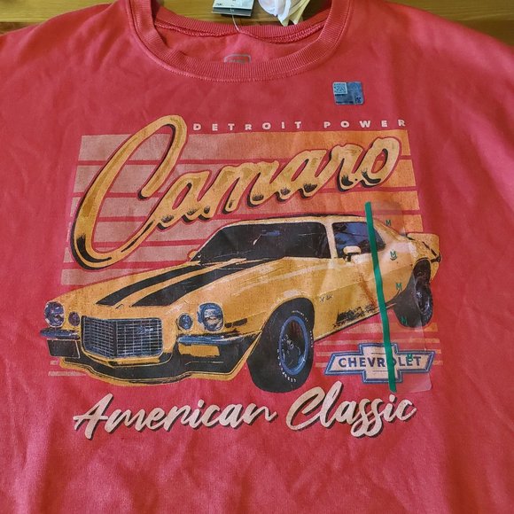 gm - Women's Camaro Graphic Sweatshirt -Size M Raspberry wine - Picture 2 of 9